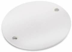 Univolt Circular Box Lid, Ø 65mm, For Screw Fixing, White